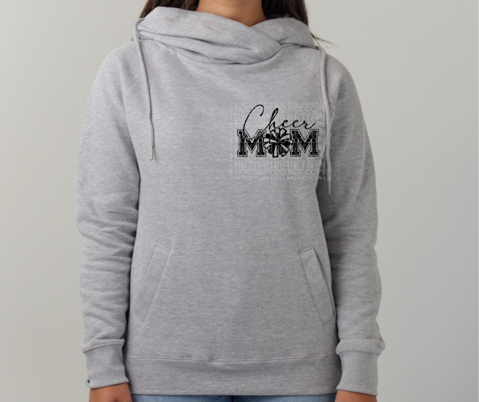Cheer Mom Cowl Neck Top Options Falcon Football Ogemaw Browns 2025