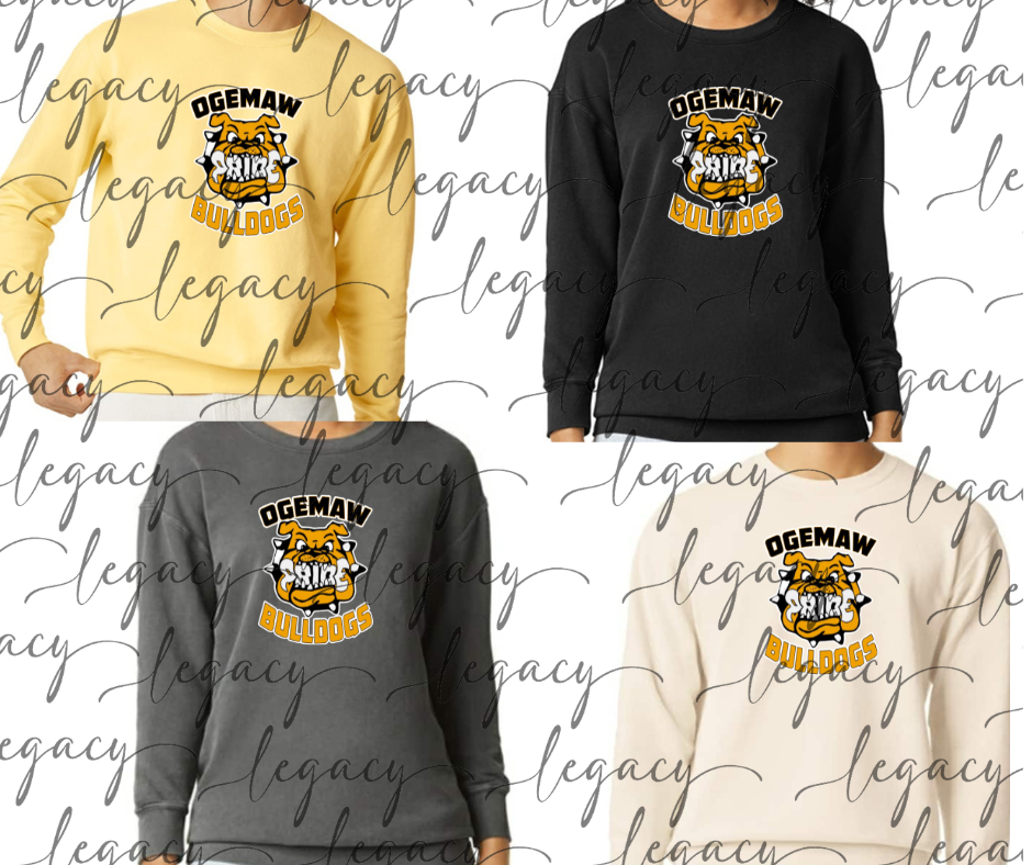 Bulldogs Logo Comfort Color Top Options Bulldogs 2025