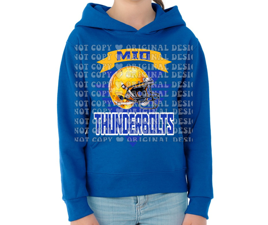 Thunderbolts Banner Cotton/Poly Blend Top Options Mio Thunderbolts 2025