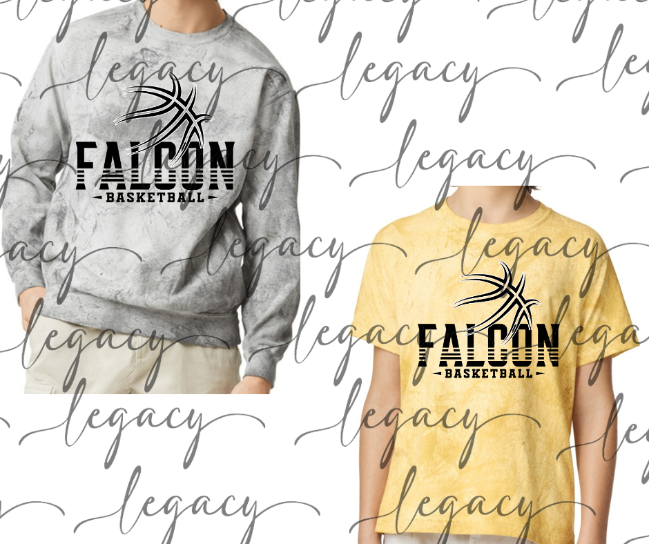 Falcon Basketball Comfort Colors Smoke Top Options Falcon Basketball 2025