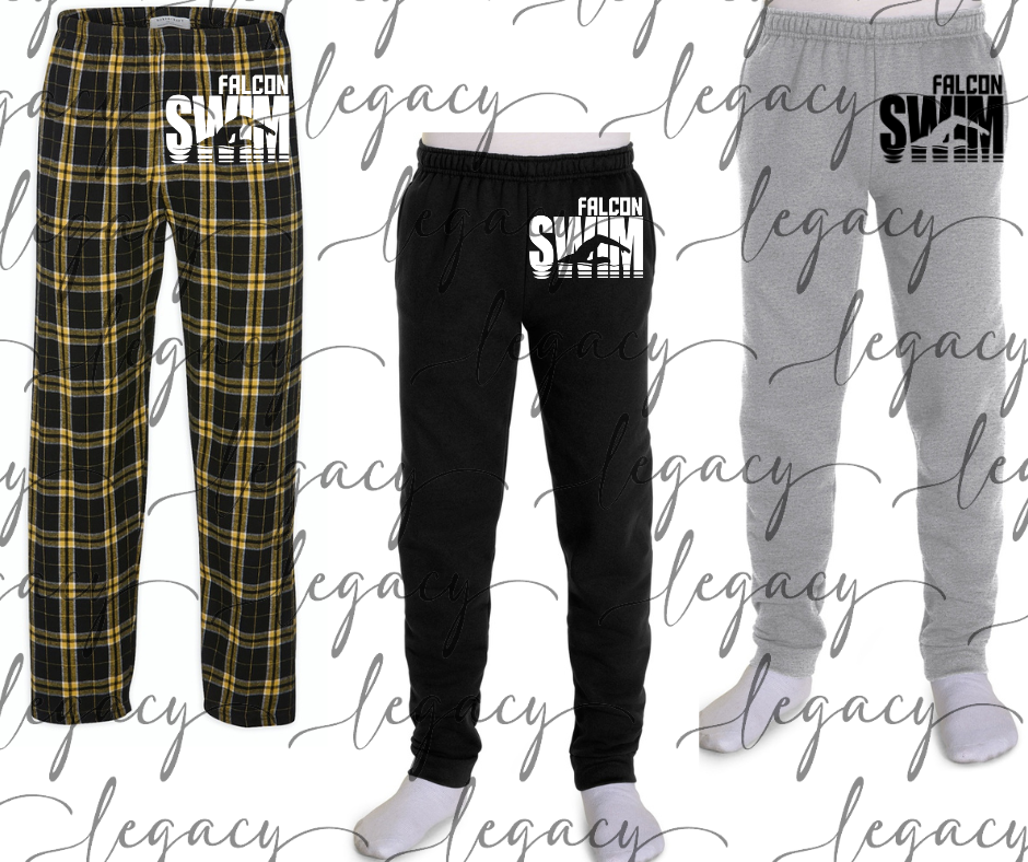 Falcon Swim 2025 Joggers and Plaid pant