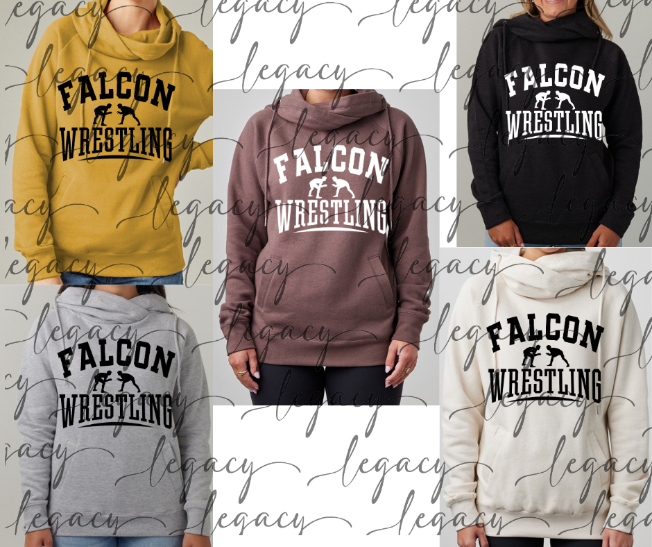 Falcons Wrestling Cowl Neck Top Options Falcon Wrestling 2025