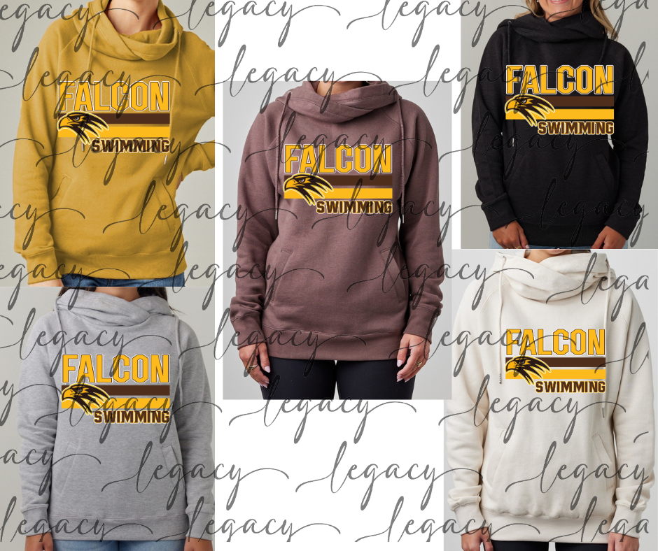 Falcon Swimming Falcon Swim 2025 Cowl Neck Top Options