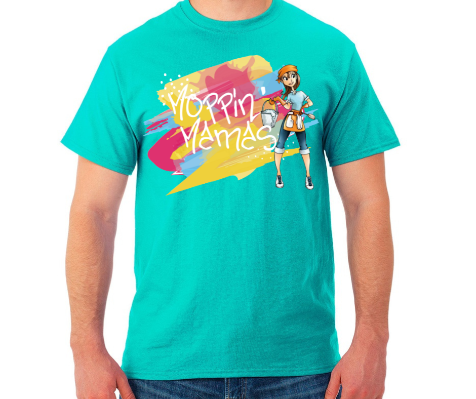 Moppin' Mamas Colorful Tee Option