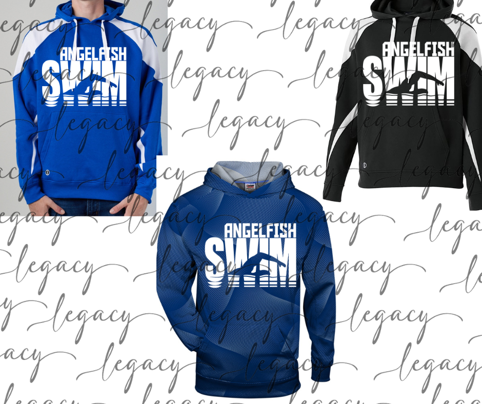 Angelfish 2025 Angelfish Swim Specialty Hoodie Options