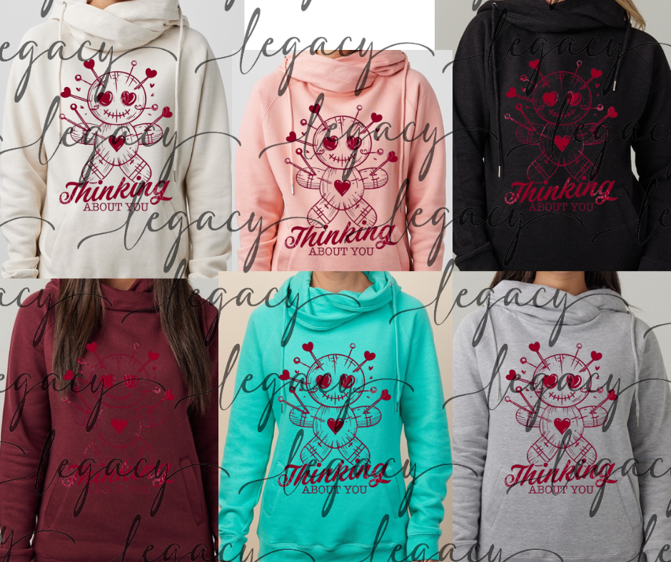 Voodoo thinking of you Vday 2026 Cowl Neck Top Multi Color Options