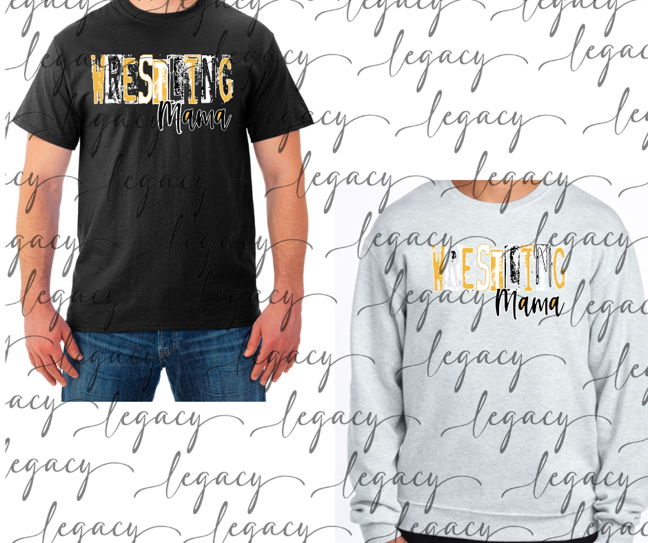 Wrestling Mama Wrestling 2025 Cotton/Poly Blend Multi Color Top Options Bulldogs 2025 Falcon Wrestling 2025 OHHS Wrestling (Copy)