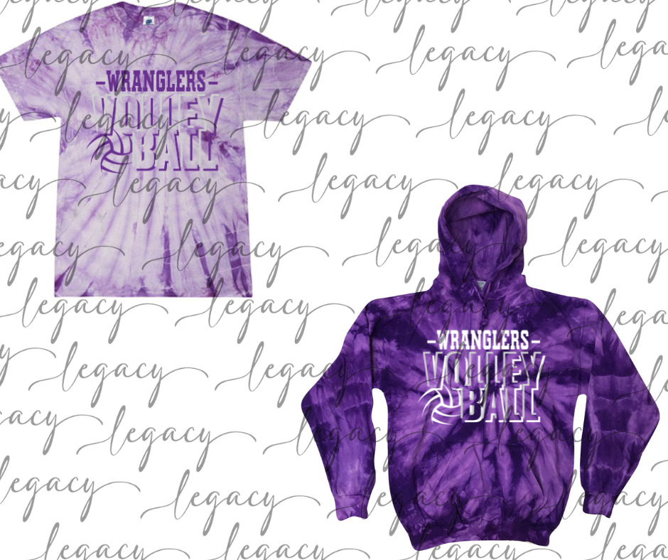 Wranglers 2025 Wranglers Jumbo Volleyball Tie Dye Options