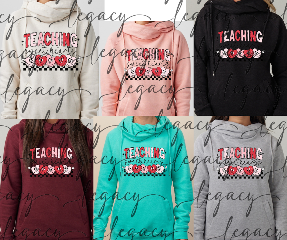 Teaching Sweethearts Vday 2026 Cowl Neck Top Multi Color Options