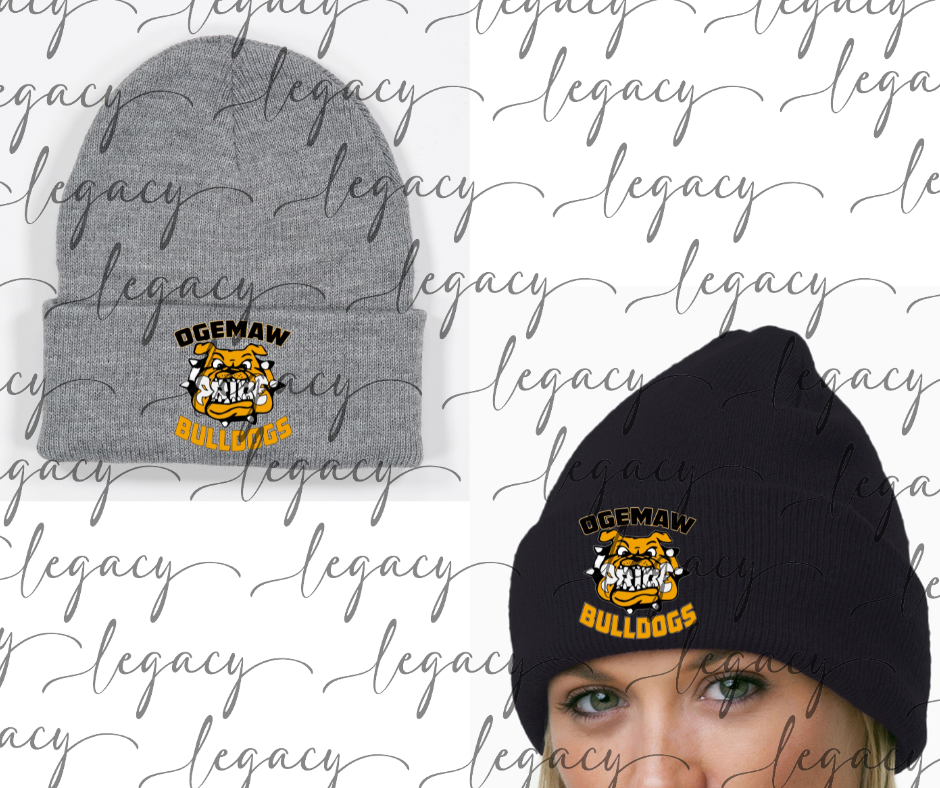 Ogemaw Bulldogs Beanie Collection Bulldogs 2025