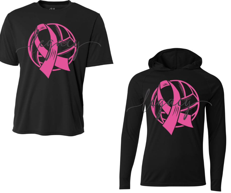 PINK OUT Volleyball Ribbon Performance Dri Fit Top Options