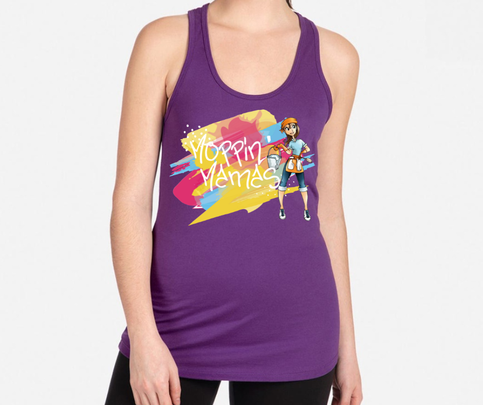 Moppin' Mamas Colorful Tank Option