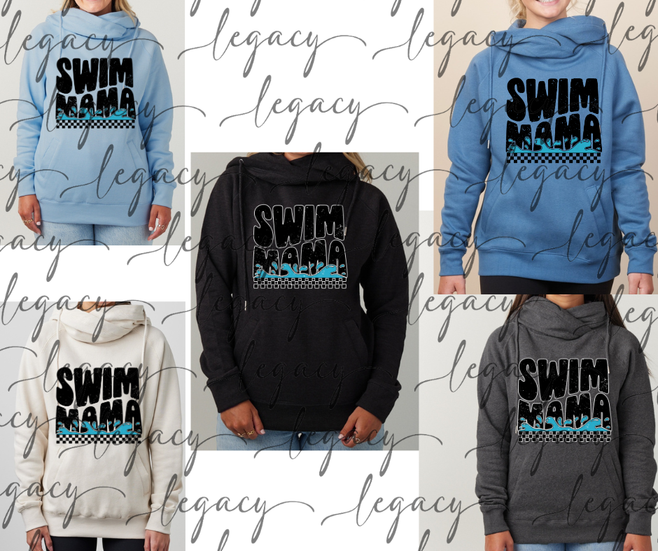 Swim Mama Angelfish 2025 Cowl Neck Top Options