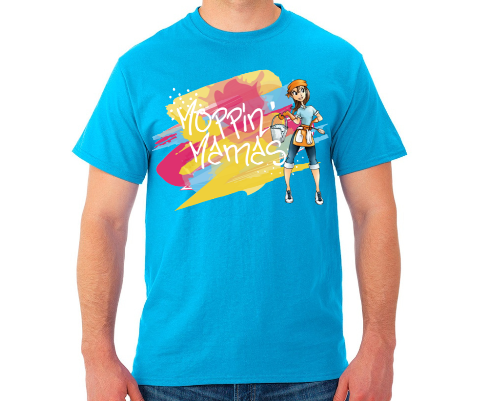 Moppin' Mamas Colorful Tee Option
