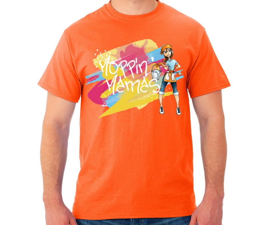 Moppin' Mamas Colorful Tee Option