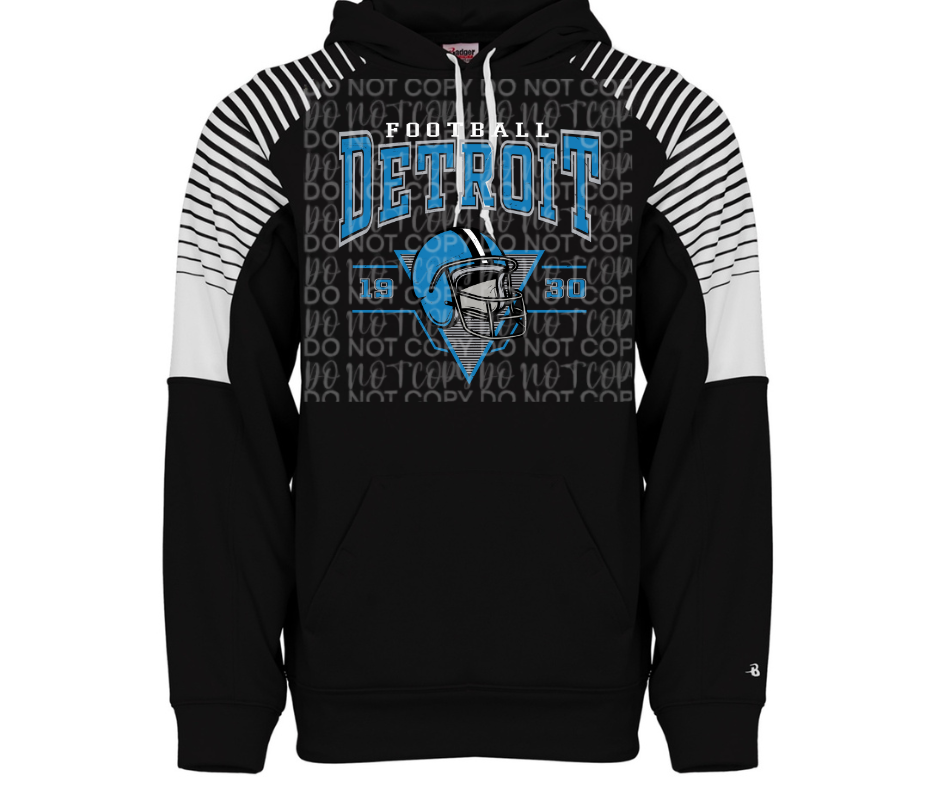 Lions Football Helmet Specialty Name Brand Hoodie Options One Pride
