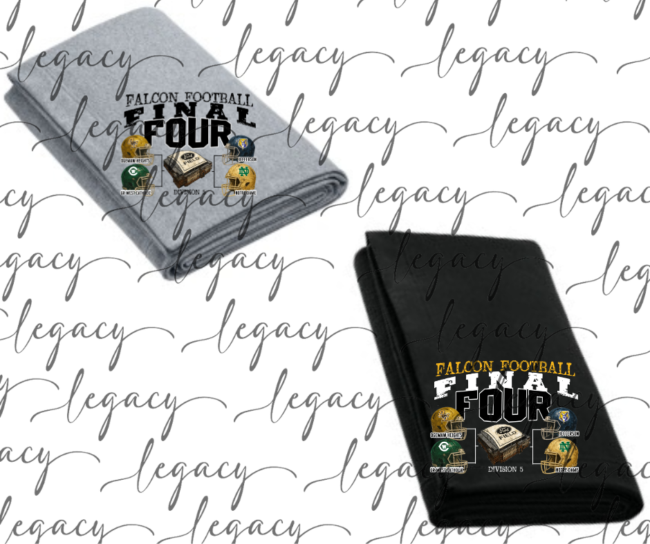 FINAL FOUR Falcon Football 2025 Game Stadium Blanket