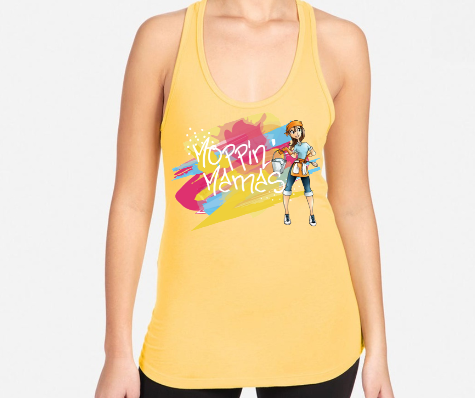 Moppin' Mamas Colorful Tank Option