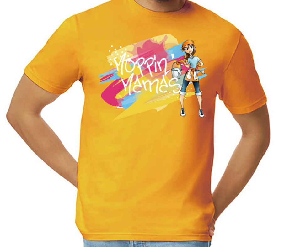Moppin' Mamas Colorful Tee Option