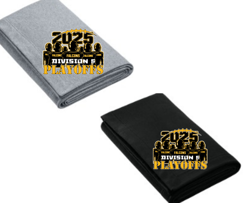 Falcon Football Playoffs 2025 Game Stadium Blanket