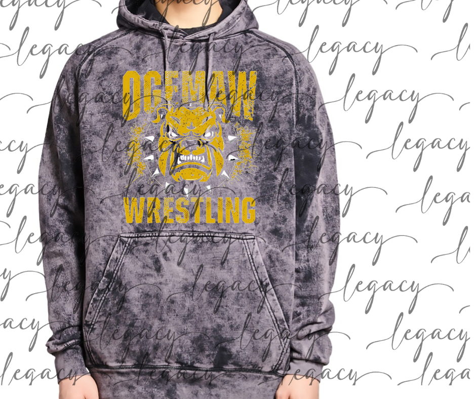Fierce Bully Ogemaw Wrestling Cloud Hoodie Bulldogs 2025