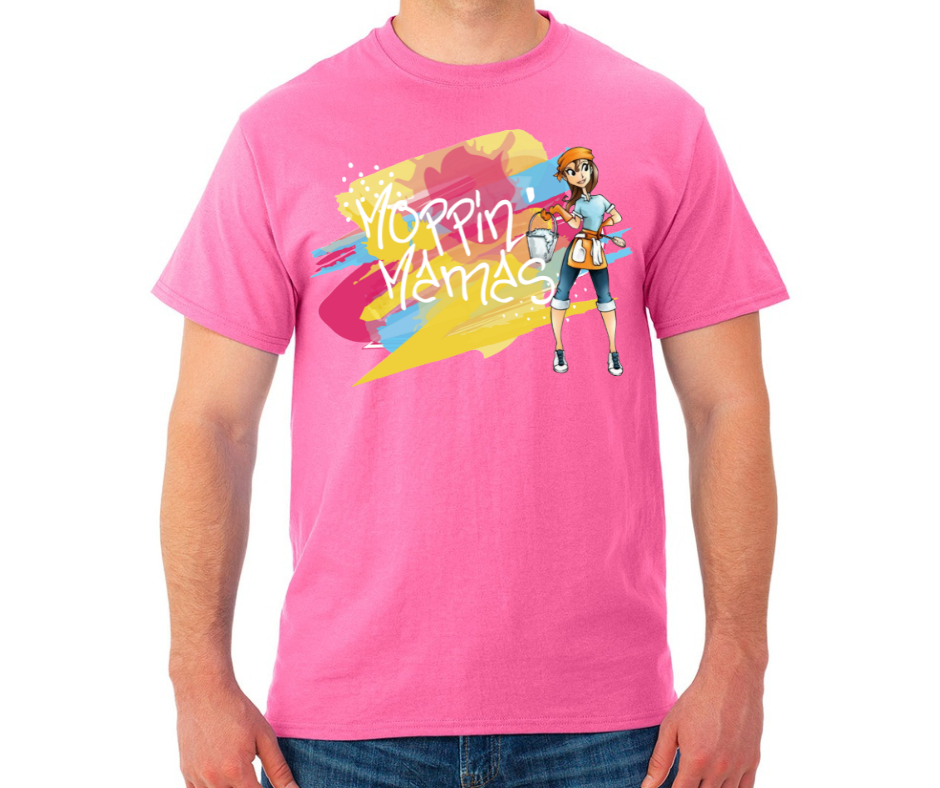 Moppin' Mamas Colorful Tee Option