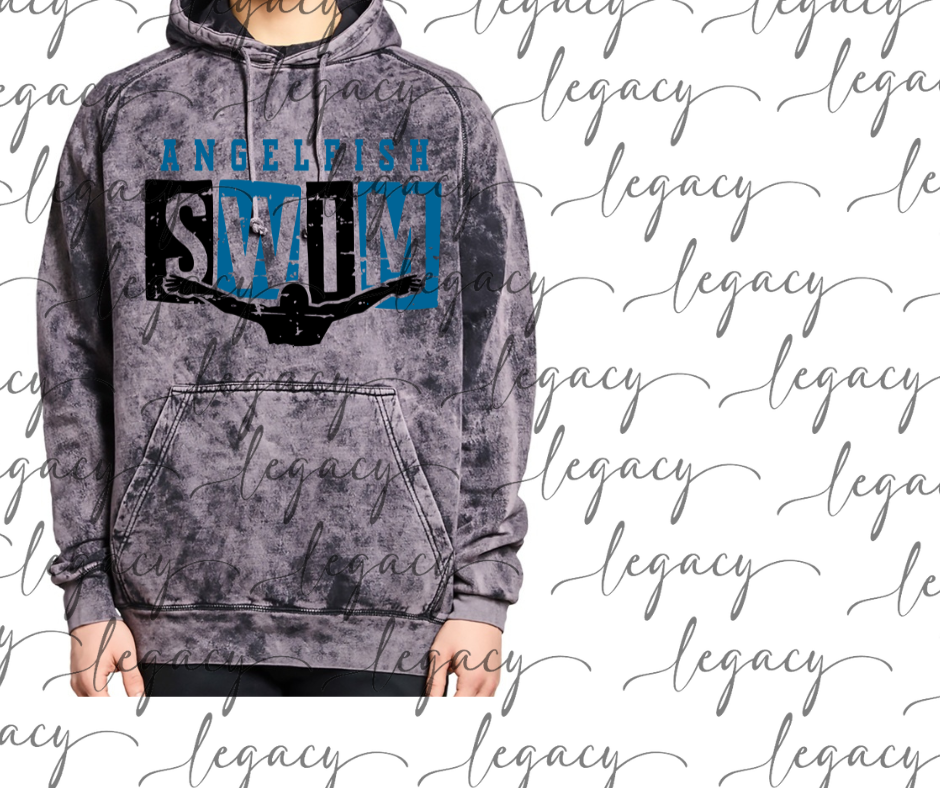 Angelfish 2025 Angelfish Swim Swimmer Volleyball Cloud Hoodie