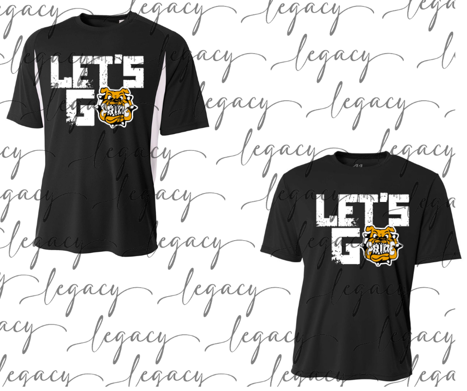 Let's Go Bulldog Pride Performance Dri Fit Top Options Bulldogs 2025