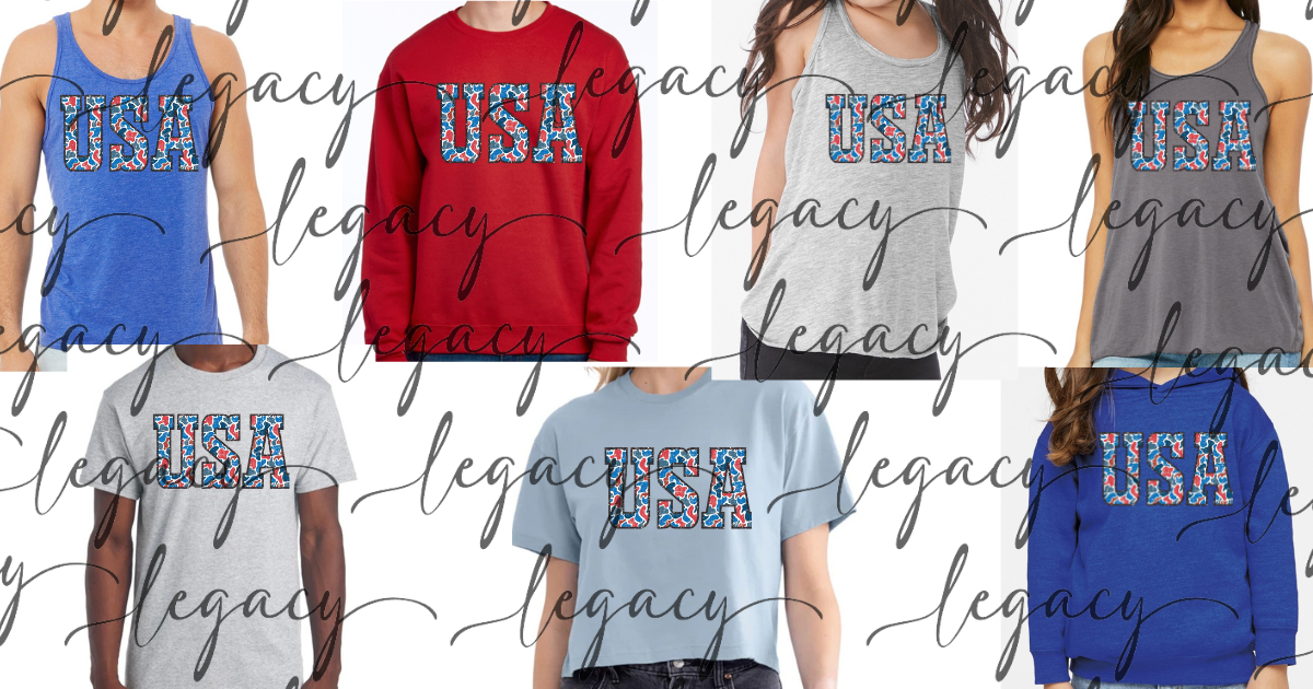 Red White Blue Camo USA 4th Red White & Blue American Pride America Freedom