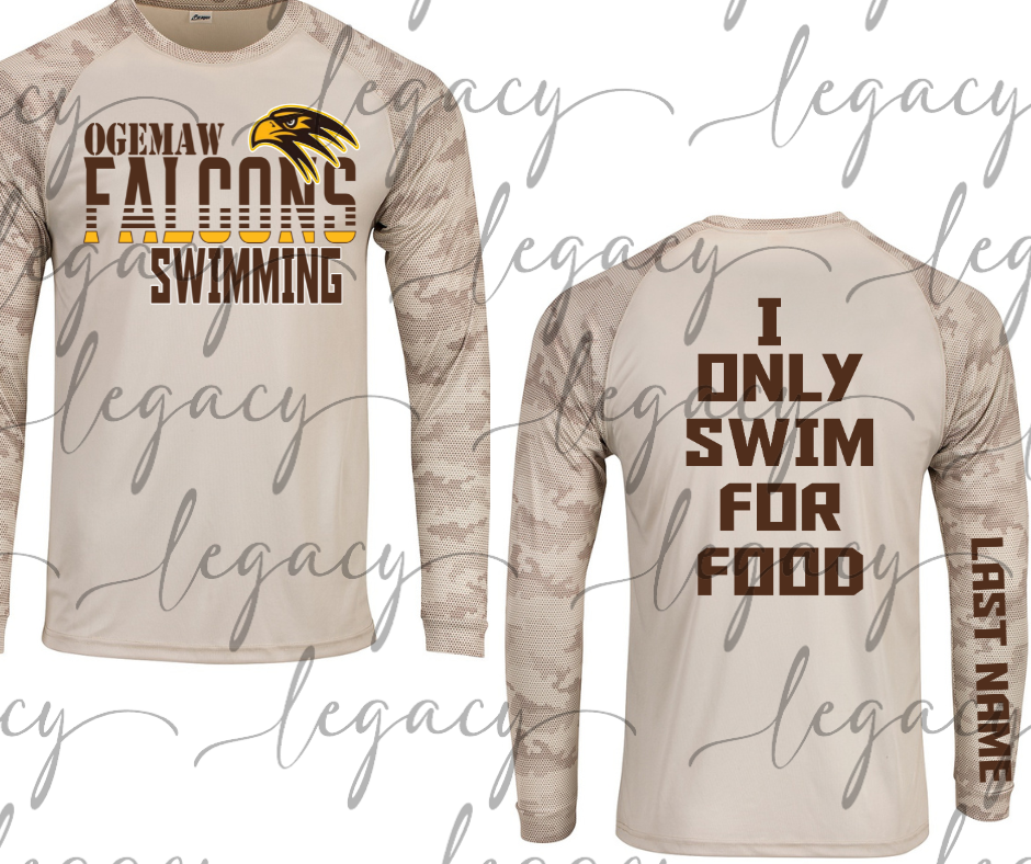 Ogemaw Falcons Swimming Team Shirt 2026