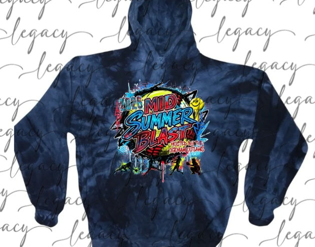 Mid Summer Blast 2026 Colored Hoodie Options