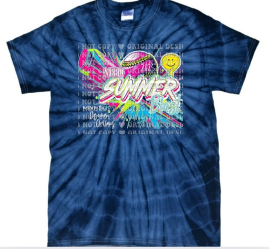 Mid Summer Blast 2025 Tie Dye Tee Options