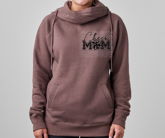 Cheer Mom Cowl Neck Top Options Falcon Football Ogemaw Browns 2025