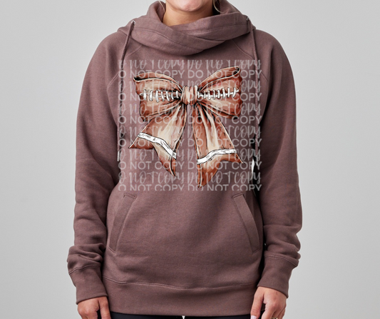 Football Bow Cowl Neck Top Options Falcon Football Ogemaw Browns 2025