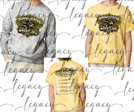 Bulldogs NEMWA States 2026 Comfort Colors Smoke Top Options