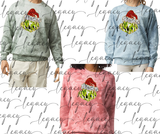 Painted Green Guy Holiday Magic Comfort Colors Smoke Top Options