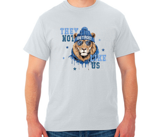 Lions Football They Not Like Us Grey Black Top Options One Pride