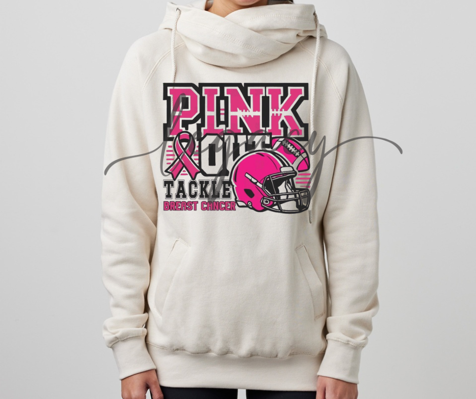 Pink Out Football Cowl Neck Top Options Falcon Pink Out Football Ogemaw Browns 2025