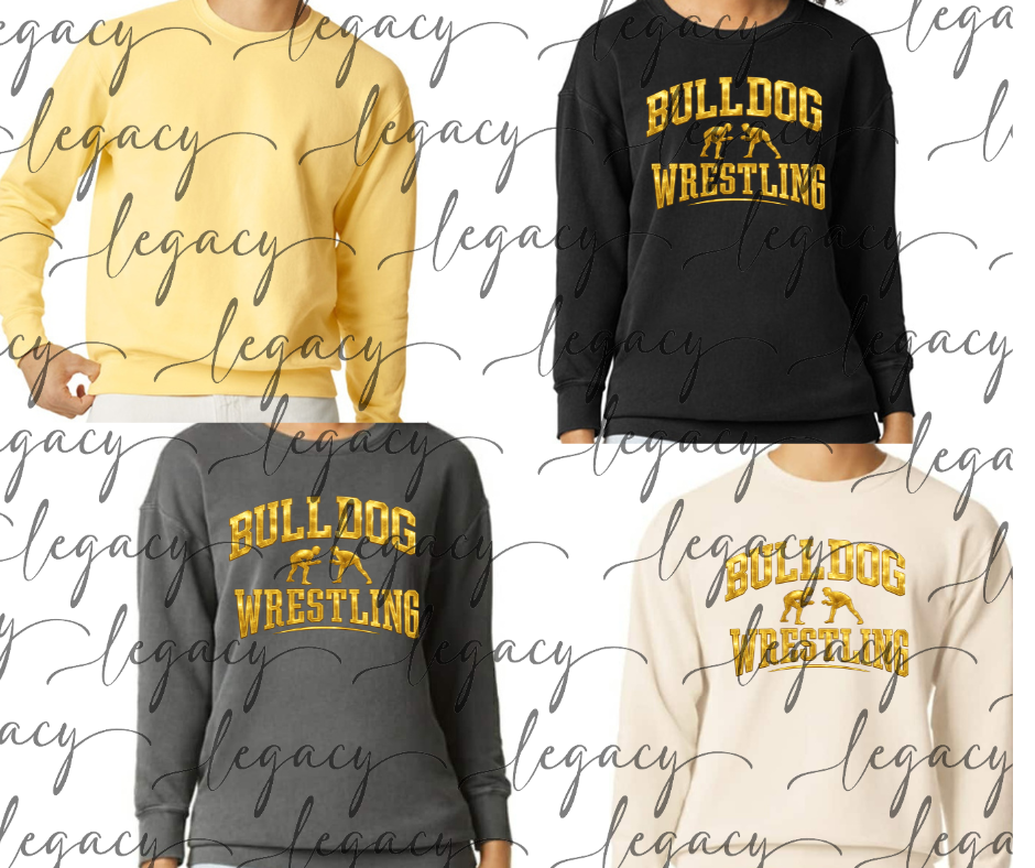Bulldogs 2025 Gold Foil Comfort Color Top