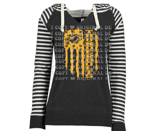 Thunderbolts Football flag Striped Sleeves Hoodie Top Options Mio Thunderbolts 2025