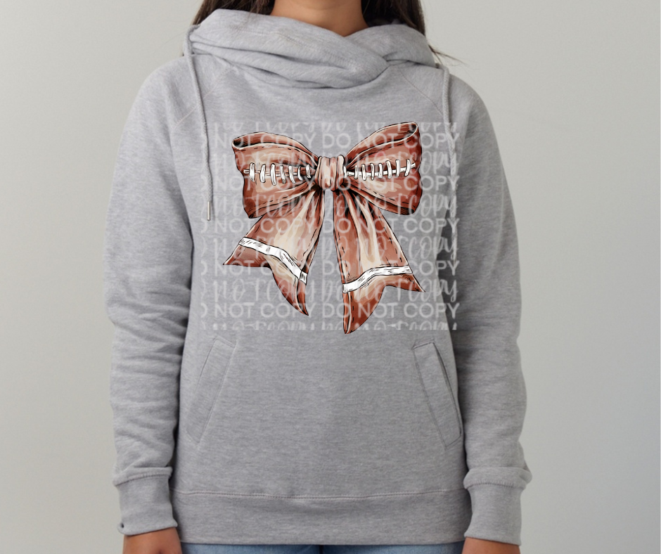 Football Bow Cowl Neck Top Options Falcon Football Ogemaw Browns 2025