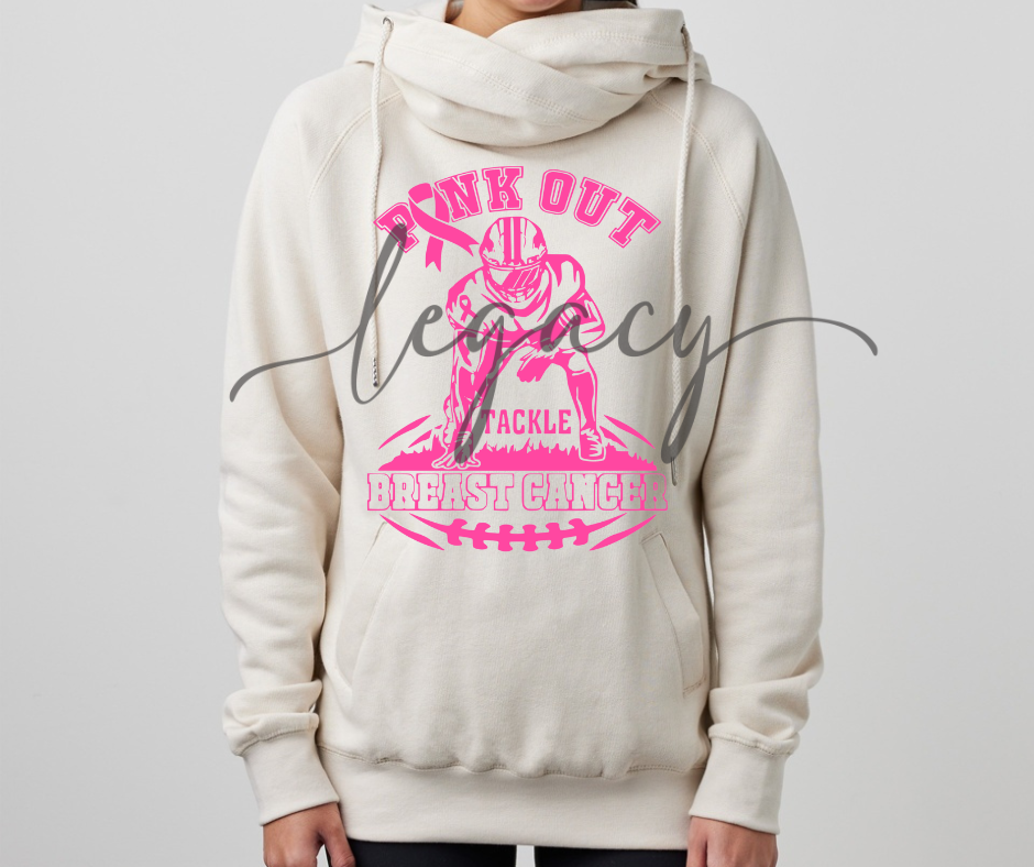 Pink Out Football Player Cowl Neck Top Options Falcon Pink Out Football Ogemaw Browns 2025