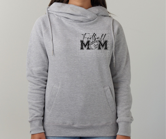 Football Mom Cowl Neck Top Options Falcon Football Ogemaw Browns 2025