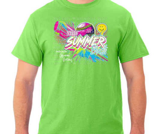 Mid Summer Blast 2025 Colored Cotton Poly Blend Top Options