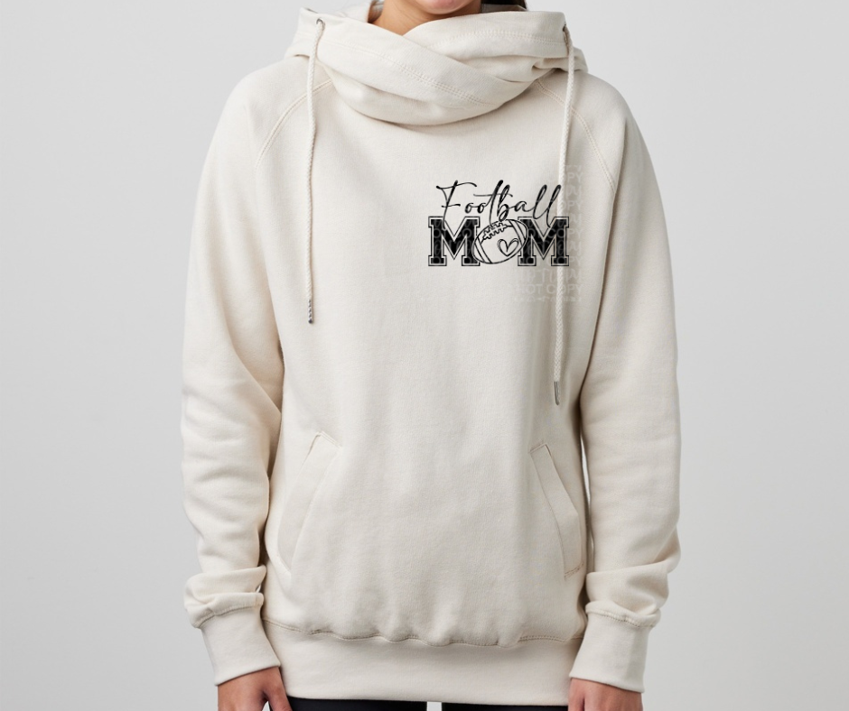 Football Mom Cowl Neck Top Options Falcon Football Ogemaw Browns 2025