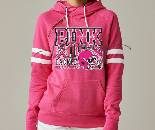 Football Pink Out Double Hood Top Options Falcon Pink Out Football Ogemaw Browns 2025