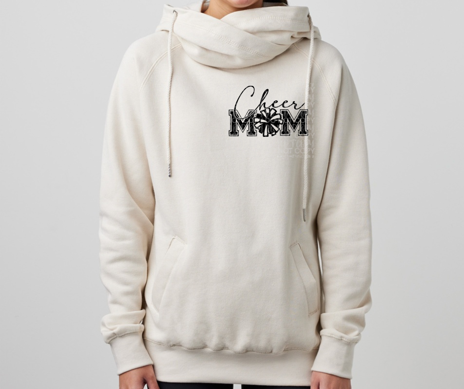 Cheer Mom Cowl Neck Top Options Falcon Football Ogemaw Browns 2025
