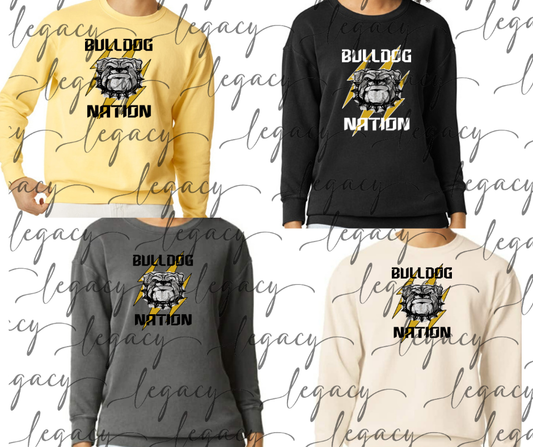 Bulldog Nation Comfort Color Top Options Bulldogs 2025