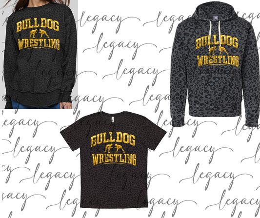 Bulldogs 2025 Gold Foil Black Leopard Women's Top Options