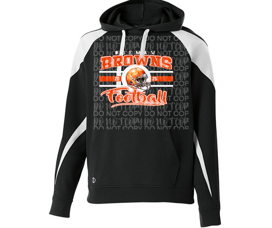 Ogemaw Browns 2025 Browns Vintage Specialty Name Brand Hoodie Options